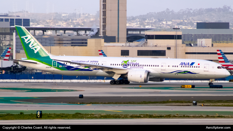 Photo of JA871A - All Nippon Airways Boeing 787-9 at LAX on AeroXplorer Aviation Database