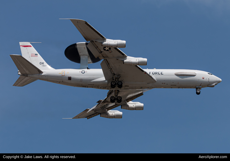 Photo of 76-1607 - USAF - United States Air Force Boeing E-3 Sentry at OFF on AeroXplorer Aviation Database