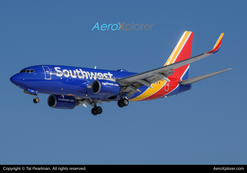 Photo of N248WN - Southwest Airlines Boeing 737-700 at BWI on AeroXplorer Aviation Database