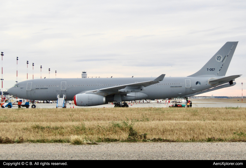 Photo of T-057 - Royal Netherlands Air Force Airbus KC-30 at YYC on AeroXplorer Aviation Database