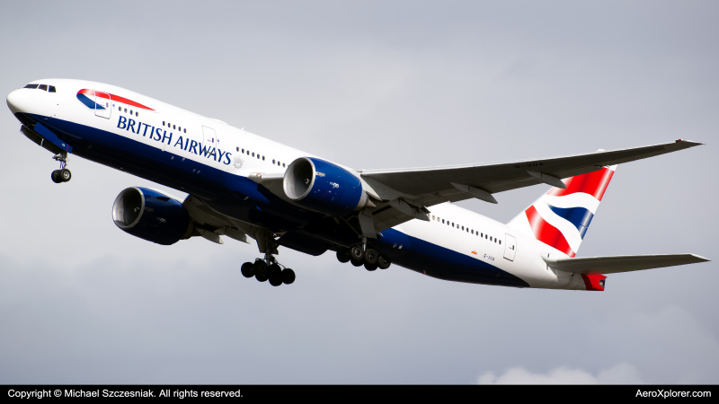 Photo of G-VIIA - British Airways Boeing 777-200ER at LHR on AeroXplorer Aviation Database