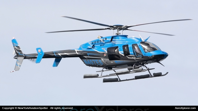 Photo of N407ES - PRIVATE Bell 407 at JRA on AeroXplorer Aviation Database