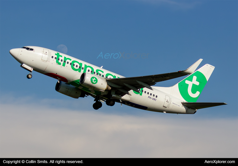 Photo of PH-XRC - Transavia Boeing 737-700 at AMS on AeroXplorer Aviation Database