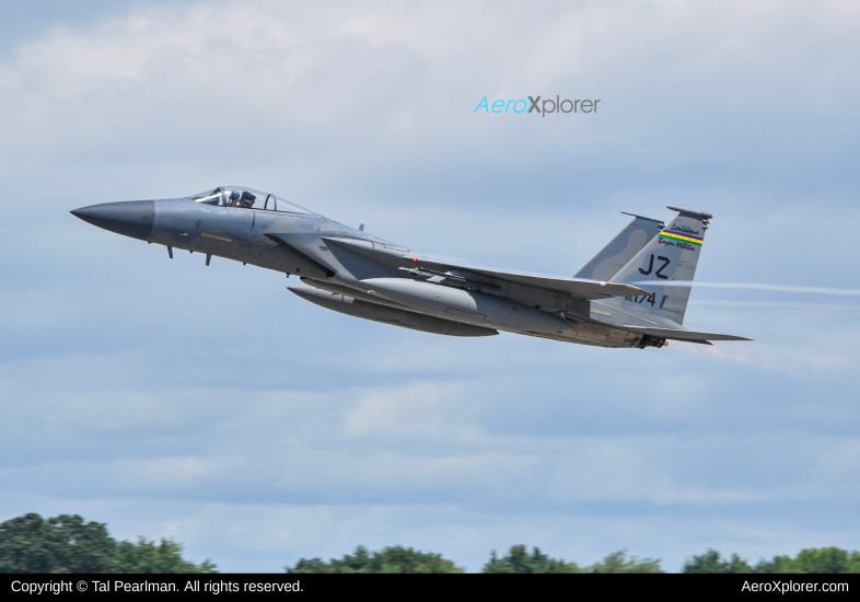 Photo of 86-0174 - USAF - United States Air Force McDonnell Douglas F-15 Eagle at DOV on AeroXplorer Aviation Database