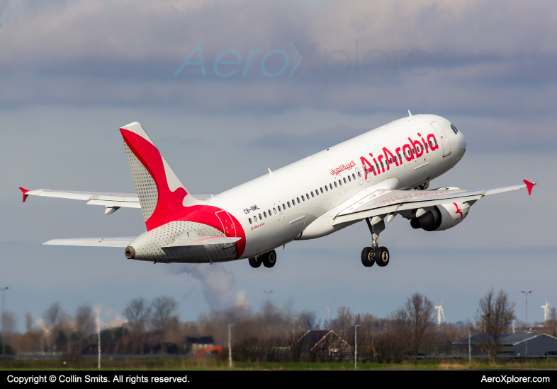 Photo of CN-NML - Air Arabia Maroc Airbus A320-214 at AMS on AeroXplorer Aviation Database