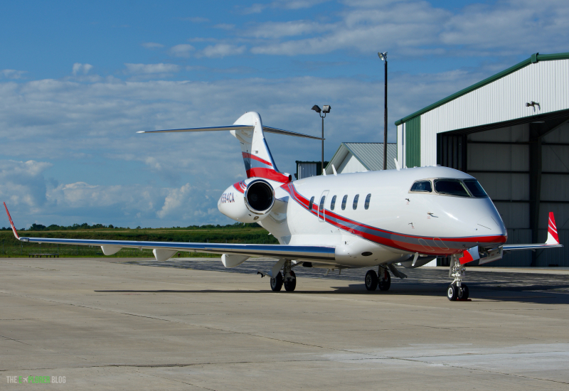 Photo of N594CA - PRIVATE Bombardier Challenger 300 at GRB on AeroXplorer Aviation Database