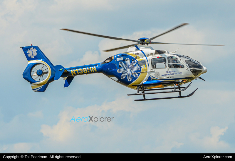 Photo of N138HN - HealthNet  Eurocopter EC135 at MRB on AeroXplorer Aviation Database