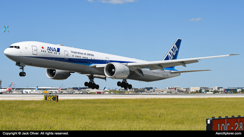 Photo of JA793A - All Nippon Airways Boeing 777-300ER at ORD on AeroXplorer Aviation Database