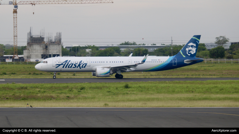 Photo of N930VA - Alaska Airlines Airbus A321NEO at LIR on AeroXplorer Aviation Database