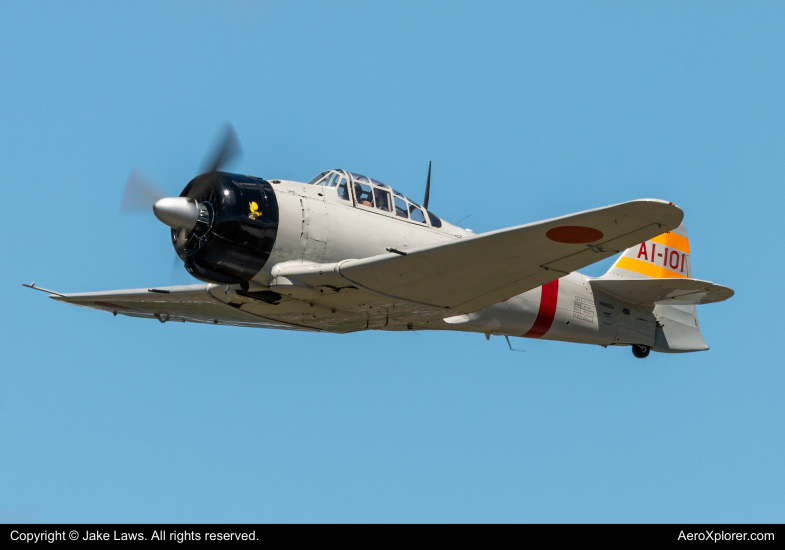 Photo of N600J - PRIVATE North American T-6 Texan at RDG on AeroXplorer Aviation Database