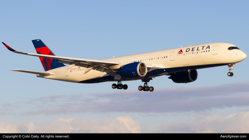 Photo of N514DN - Delta Airlines Airbus A350-900 at ATL on AeroXplorer Aviation Database