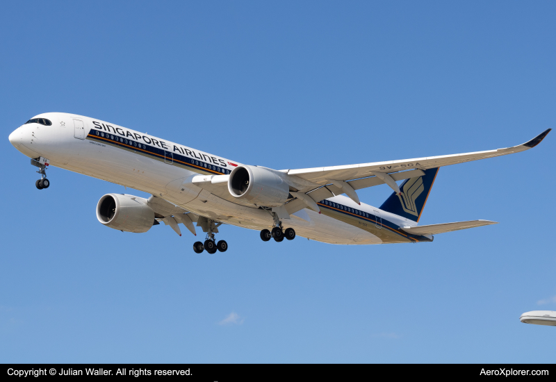 Photo of 9V-SGA - Singapore Airlines Airbus A350-900ULR at ORD on AeroXplorer Aviation Database