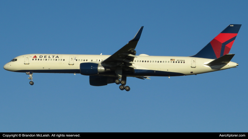 Photo of N538US - Delta Airlines Boeing 757-200 at MCO on AeroXplorer Aviation Database
