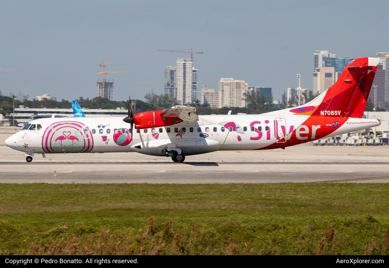 Photo of N708SV - Silver Airways ATR 72-600 at FLL on AeroXplorer Aviation Database