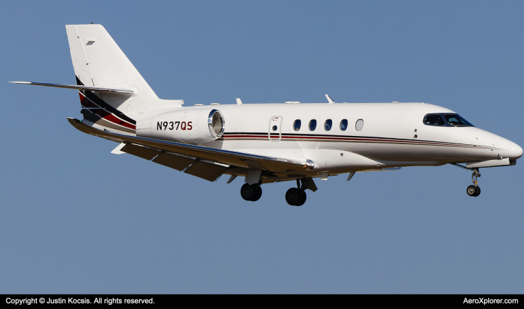 Photo of N937QS - NetJets Cessna Citation 680A Latitude at TPA on AeroXplorer Aviation Database