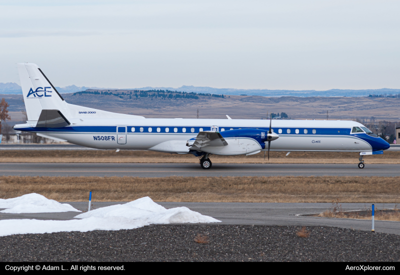 Photo of N508FR - Freight Runners Express Saab 2000 at BIL on AeroXplorer Aviation Database