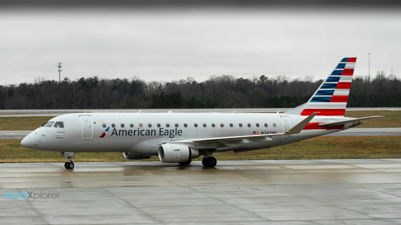 Photo of N247NN - American Eagle Embraer E175 at GSP on AeroXplorer Aviation Database
