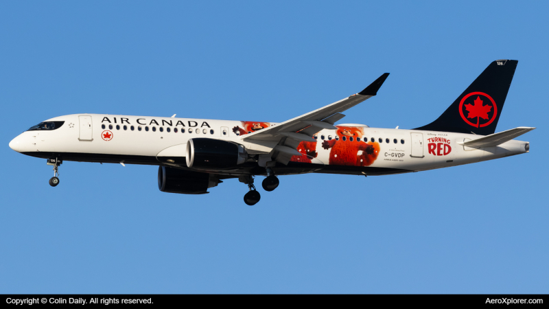Photo of C-GVDP - Air Canada Airbus A220-300 at MIA on AeroXplorer Aviation Database