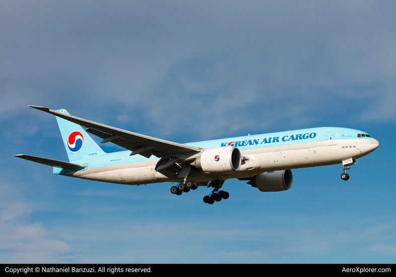 Photo of HL8076 - Korean Air Cargo Boeing 777F at YYZ on AeroXplorer Aviation Database