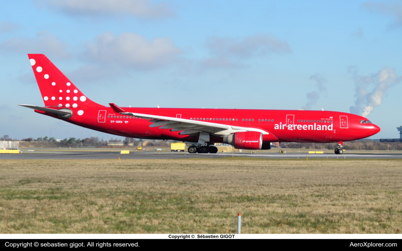 Photo of OY-GRN - Air Greenland Airbus A330-200 at CPH on AeroXplorer Aviation Database