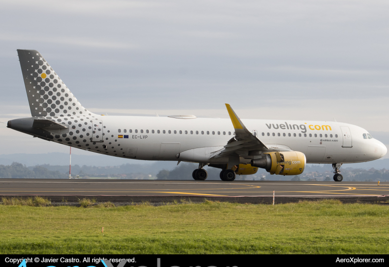 Photo of EC-LVP - Vueling Airbus A320 at LCG on AeroXplorer Aviation Database