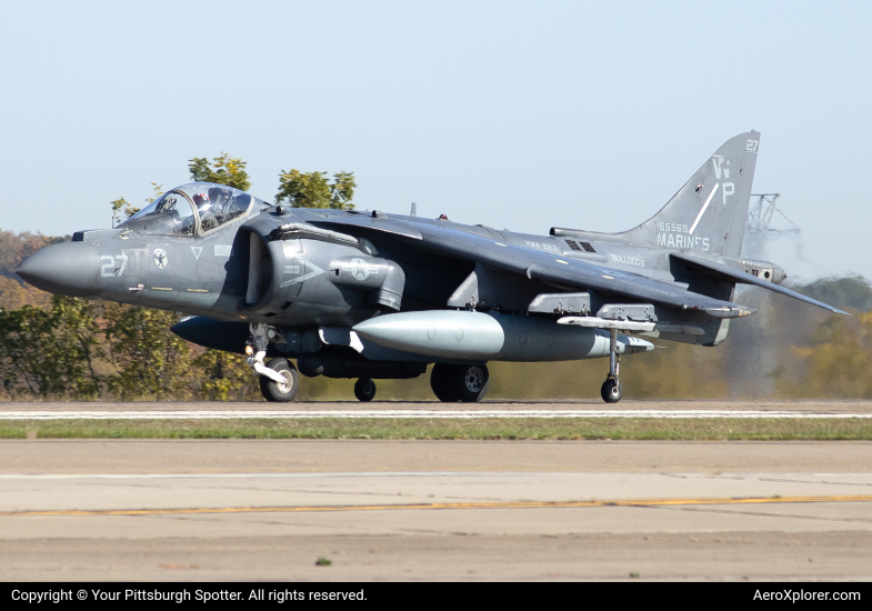 Photo of 165569 - USMC - United States Marine Corp McDonnell Douglas AV-8B Harrier II at AGC on AeroXplorer Aviation Database