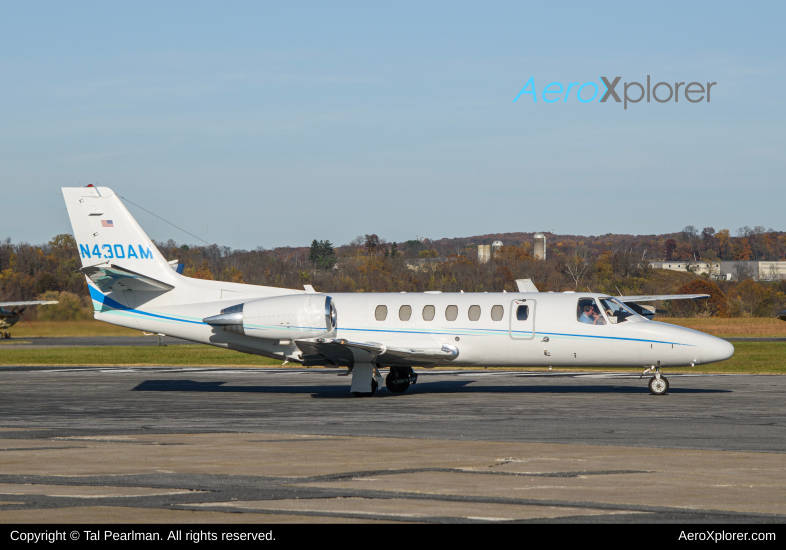 Photo of N430AM - PRIVATE Cessna 560 Citation  at FDK on AeroXplorer Aviation Database