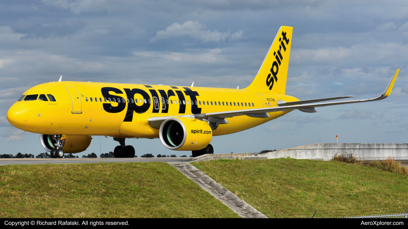 Photo of N937NK - Spirit Airlines Airbus A320NEO at MCO on AeroXplorer Aviation Database