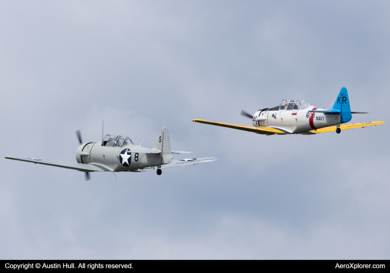 Photo of N9801C - PRIVATE North American SNJ-4 Texan at LBE on AeroXplorer Aviation Database