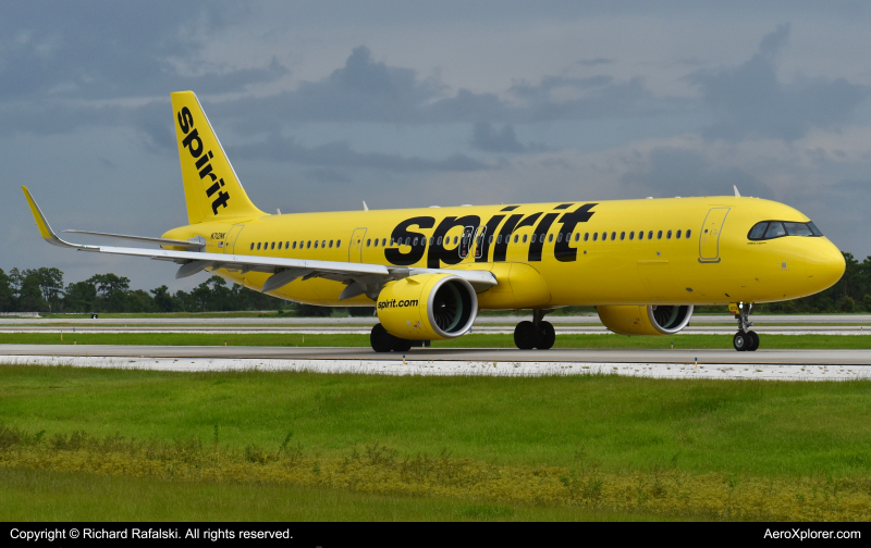 Photo of N712NK - Spirit Airlines Airbus A321NEO at MCO on AeroXplorer Aviation Database