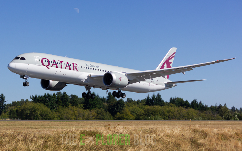 Photo of A7-BHH - Qatar Airways Boeing 787-9 at PAE on AeroXplorer Aviation Database