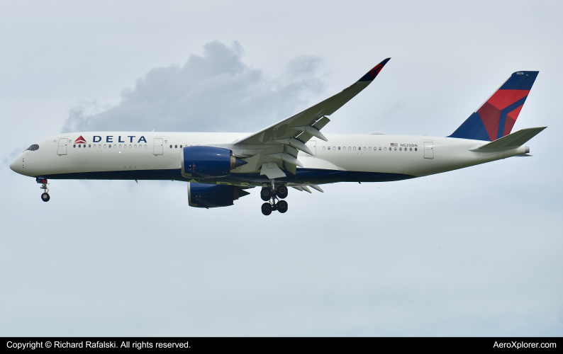 Photo of N520DN - Delta Airlines Airbus A350-900 at MCO on AeroXplorer Aviation Database