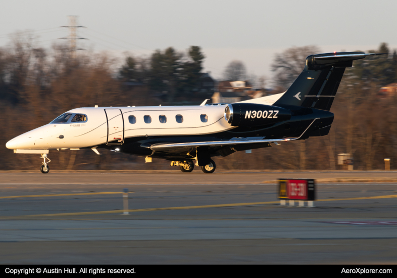 Photo of N300ZZ - PRIVATE Embraer Phenom 300 at AGC on AeroXplorer Aviation Database