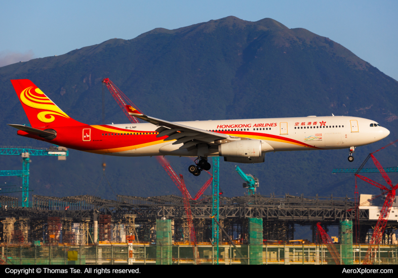 Photo of B-LNP - Hong Kong Airlines Airbus A330-300 at HKG on AeroXplorer Aviation Database