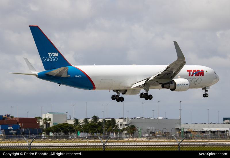 Photo of PR-ACO - LATAM Cargo Boeing 767-300F at MIA on AeroXplorer Aviation Database