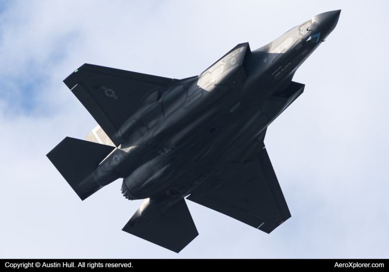 Photo of 11-5029 - USAF - United States Air Force Lockheed Martin F-35 Lightning at PAM on AeroXplorer Aviation Database