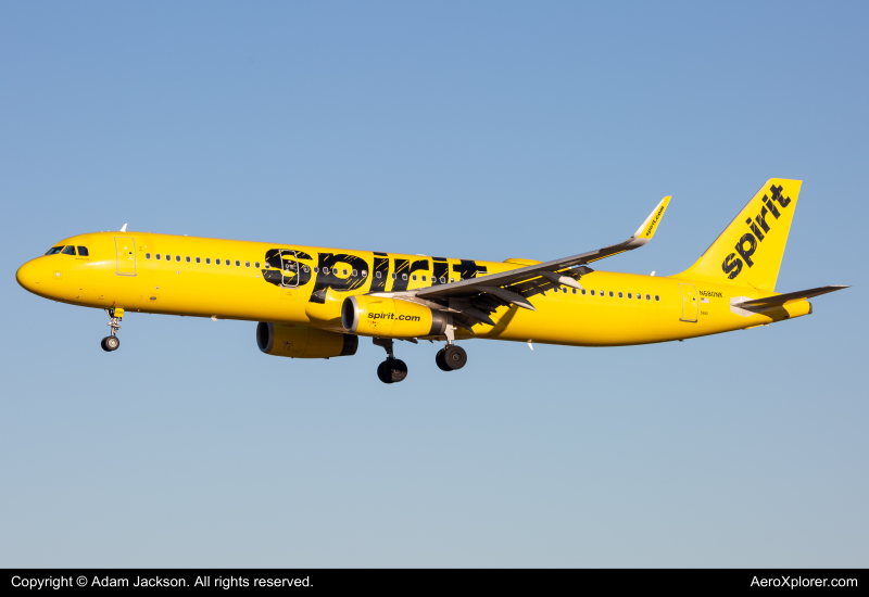 Photo of N680NK - Spirit Airlines Airbus A321-200 at BWI on AeroXplorer Aviation Database