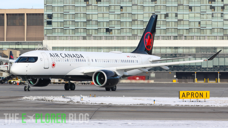 Photo of C-GJXE - Air Canada Airbus A220-300 at YYC on AeroXplorer Aviation Database
