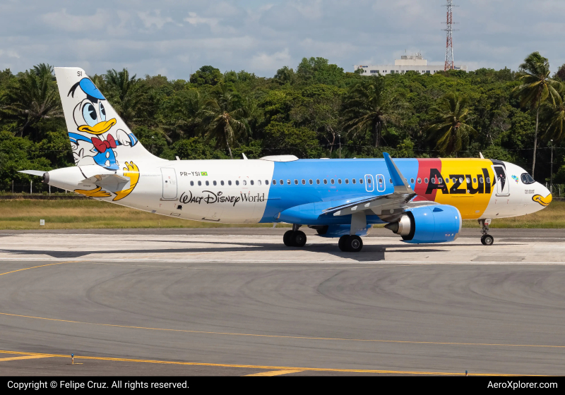 Photo of PR-YSI - Azul  Airbus A320NEO at SSA on AeroXplorer Aviation Database