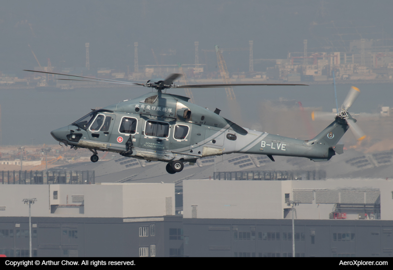 Photo of B-LVE - Hong Kong Government Flying Service Airbus H175 at HKG on AeroXplorer Aviation Database