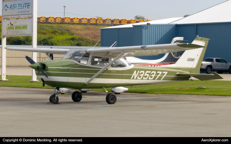 Photo of N35377 - PRIVATE Cessna 172 at LBE on AeroXplorer Aviation Database