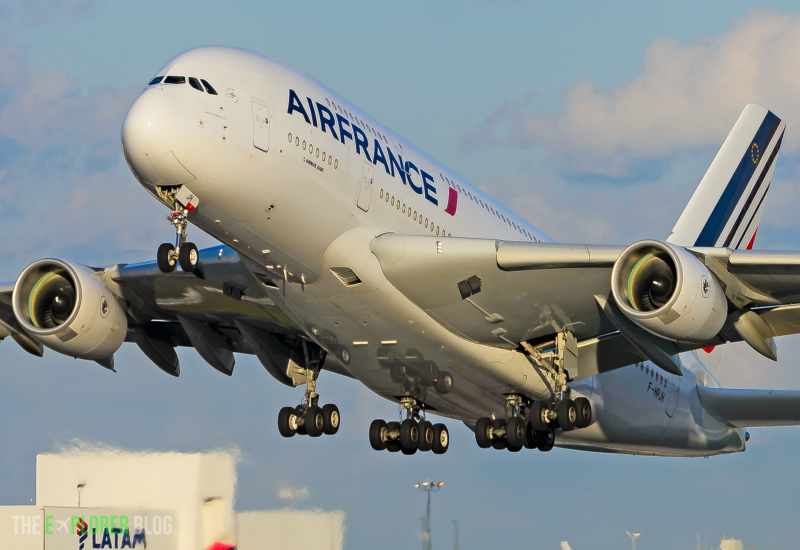 Photo of F-HPJH - Air France Airbus A380-800 at MIA on AeroXplorer Aviation Database