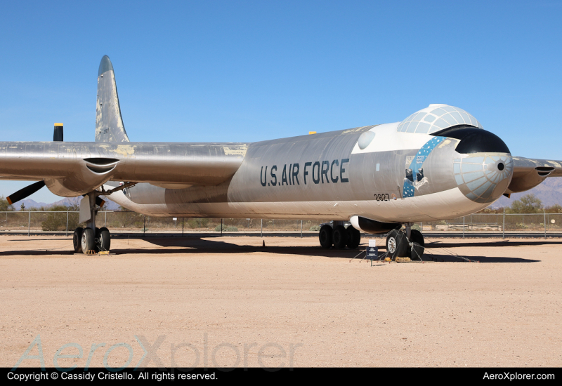 Photo of 52-2827 - USAF - United States Air Force Convair B-36 Peacemaker at DMA on AeroXplorer Aviation Database