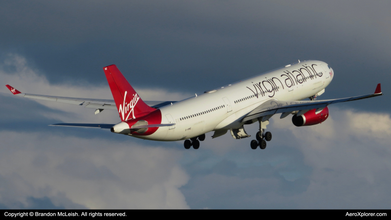 Photo of G-VINE - Virgin Atlantic Airbus A330-300 at MCO on AeroXplorer Aviation Database
