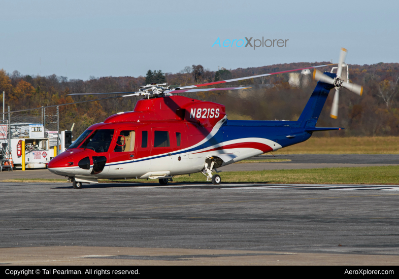 Photo of N821SS - PRIVATE Sikorsky S-76 at FDK on AeroXplorer Aviation Database