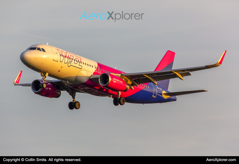 Photo of HA-LYQ - Wizz Air Airbus A320-232 at EIN on AeroXplorer Aviation Database