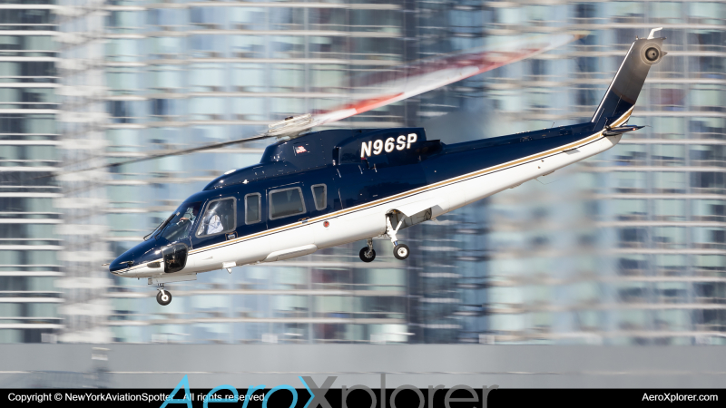 Photo of N96SP - PRIVATE Sikorsky S-76 at JRA on AeroXplorer Aviation Database