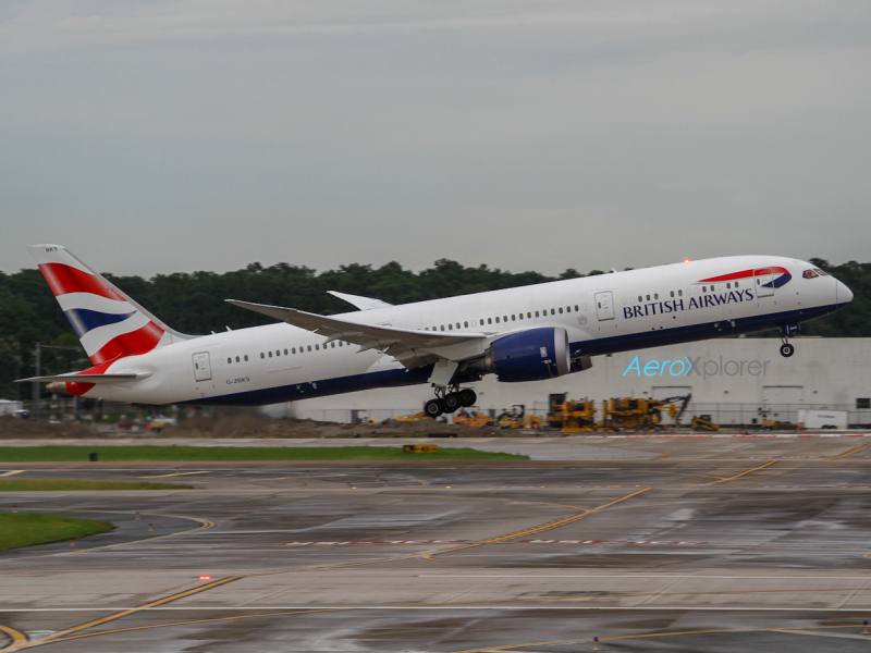 Photo of G-ZBKS - British Airways Boeing 787-9 at IAH on AeroXplorer Aviation Database