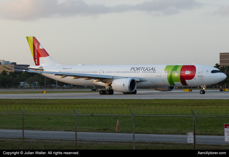 Photo of CS-TUP - TAP Air Portugal Airbus A330-900 at MIA on AeroXplorer Aviation Database