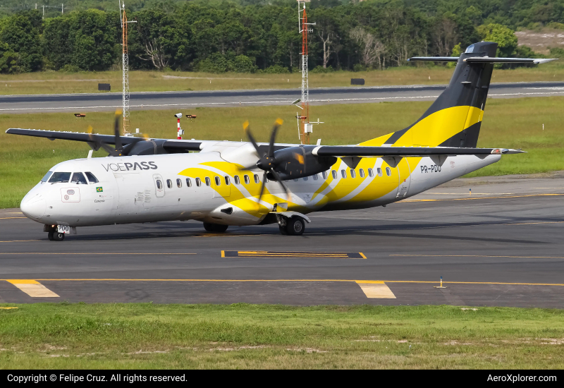 Photo of PR-PDO - Voepass Linhas Aéreas ATR 72-600 at SSA on AeroXplorer Aviation Database